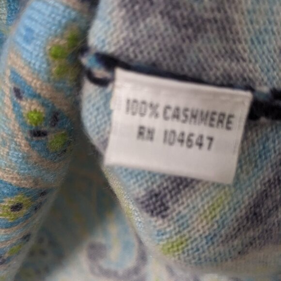 COPY - Talbots Women's Pure Cashmere Printed Sweater Extra Large - Picture 4 of 6